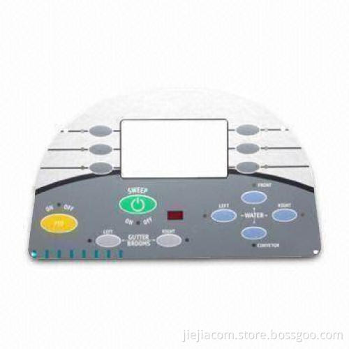 Faceplates Overlay Panel with LED/LCD Window, Can See Through and 0.175mm PET High-quality Membrane